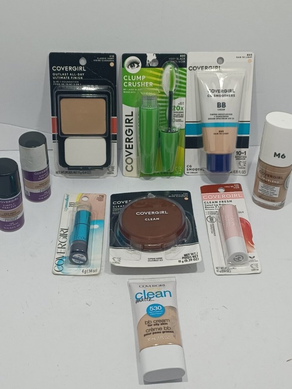 COVERGIRL Lot of 10 Mixed Makeup #3
